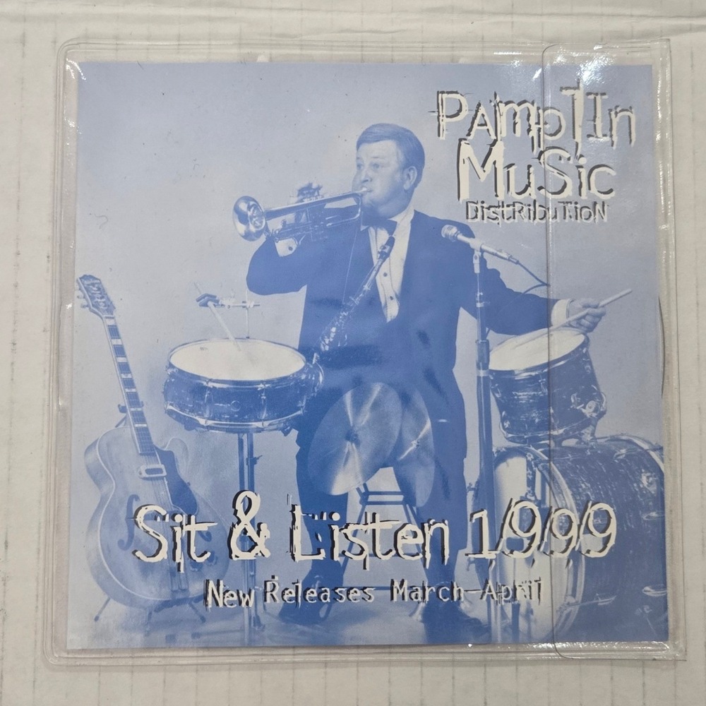 Vintage 1999 Pamplin Music Sit And Listen Promo CD Christian Adam Again Gaither